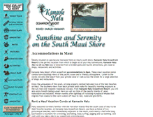 Tablet Screenshot of kamaolenalu.com